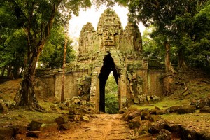 poort in Hoofdstad Cambodja