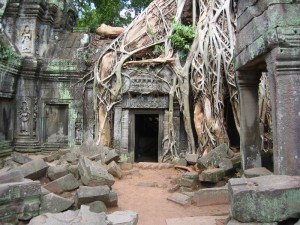 oude gebouwen Angkor Cambodja