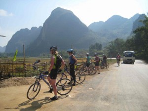 Fietsen Noord West Cambodja