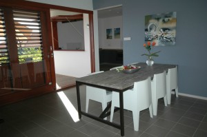 Woonkamer van appartement in curacao